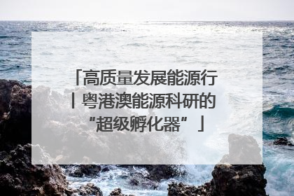 高质量发展能源行丨粤港澳能源科研的“超级孵化器”