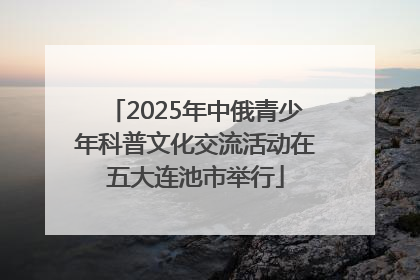 2025年中俄青少年科普文化交流活动在五大连池市举行