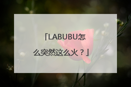 LABUBU怎么突然这么火？